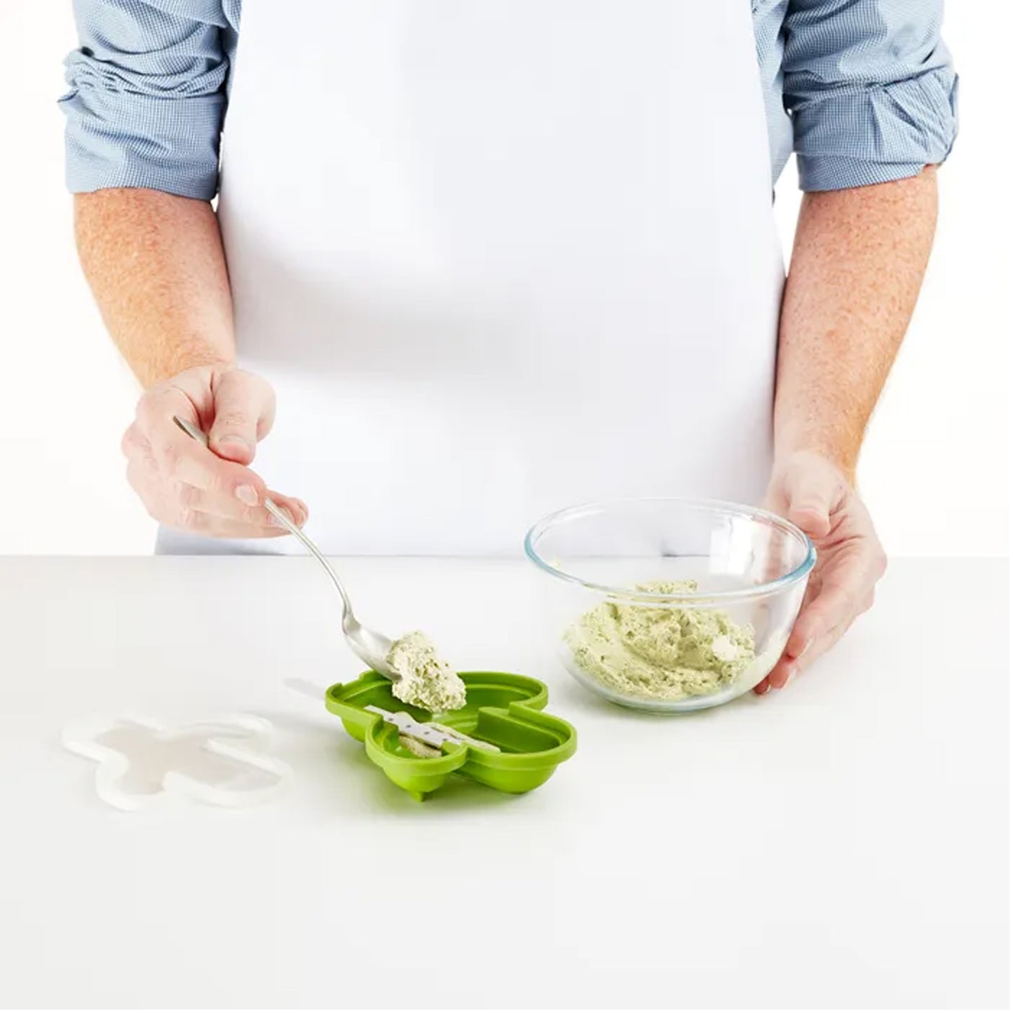 Cactus Shape Mold Durable Cactus Shape Ice Cream Mould Silicone Popsicle Mold Ice Pop Diy Kitchen Tool Ice Molds