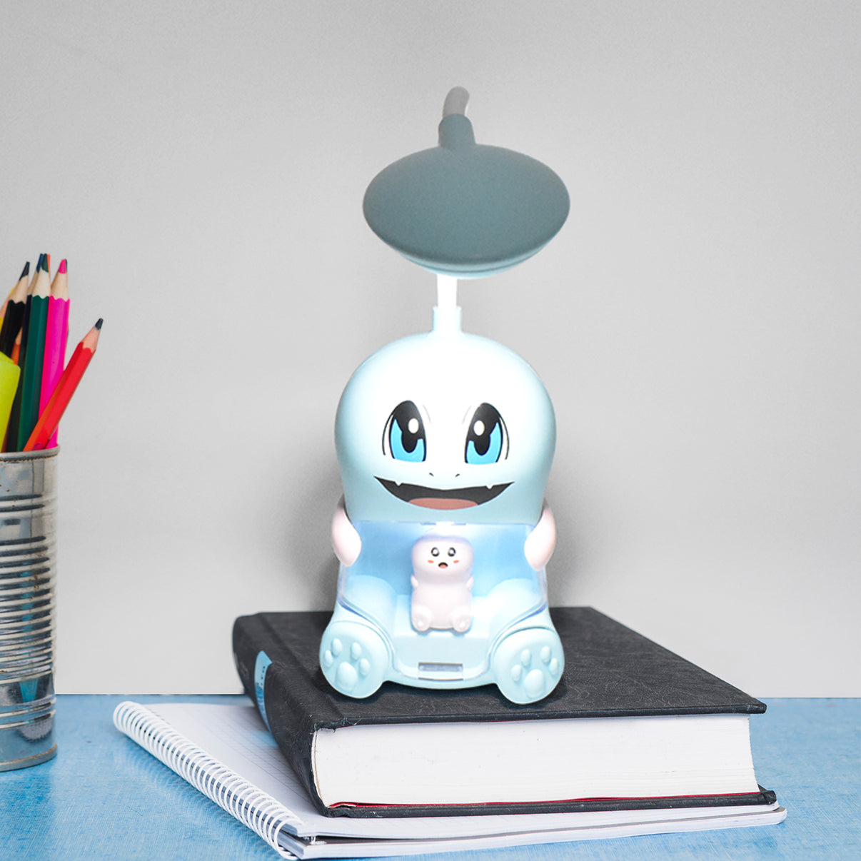 Cartoon LED Desk Light – Flexible, Eye-Protective Reading Lamp (1 Pc)