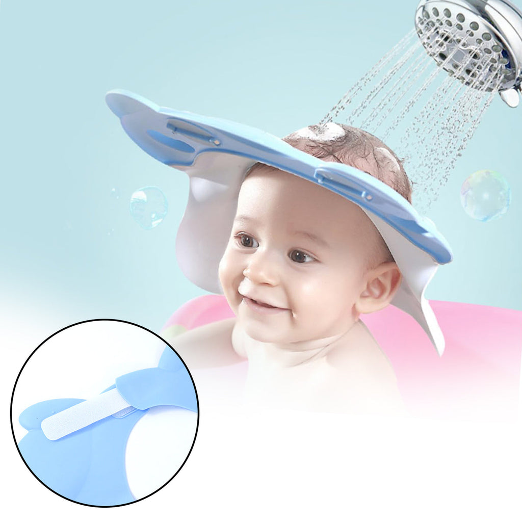 Baby Silicone Shower Cap – Adjustable Safety Bath Visor for Infants