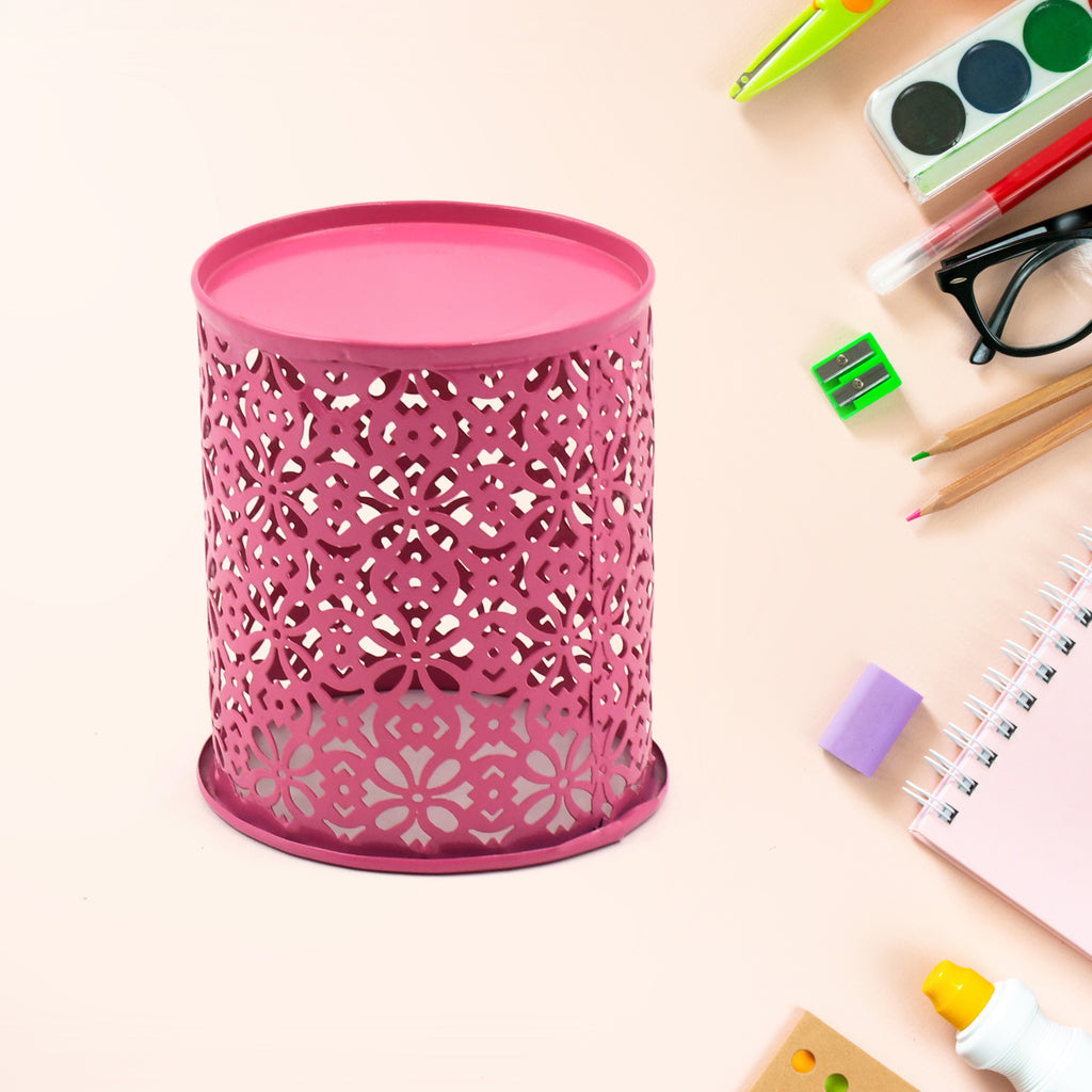 Metal Mesh Pen Holder – Office Desk Organizer (1 Pc)