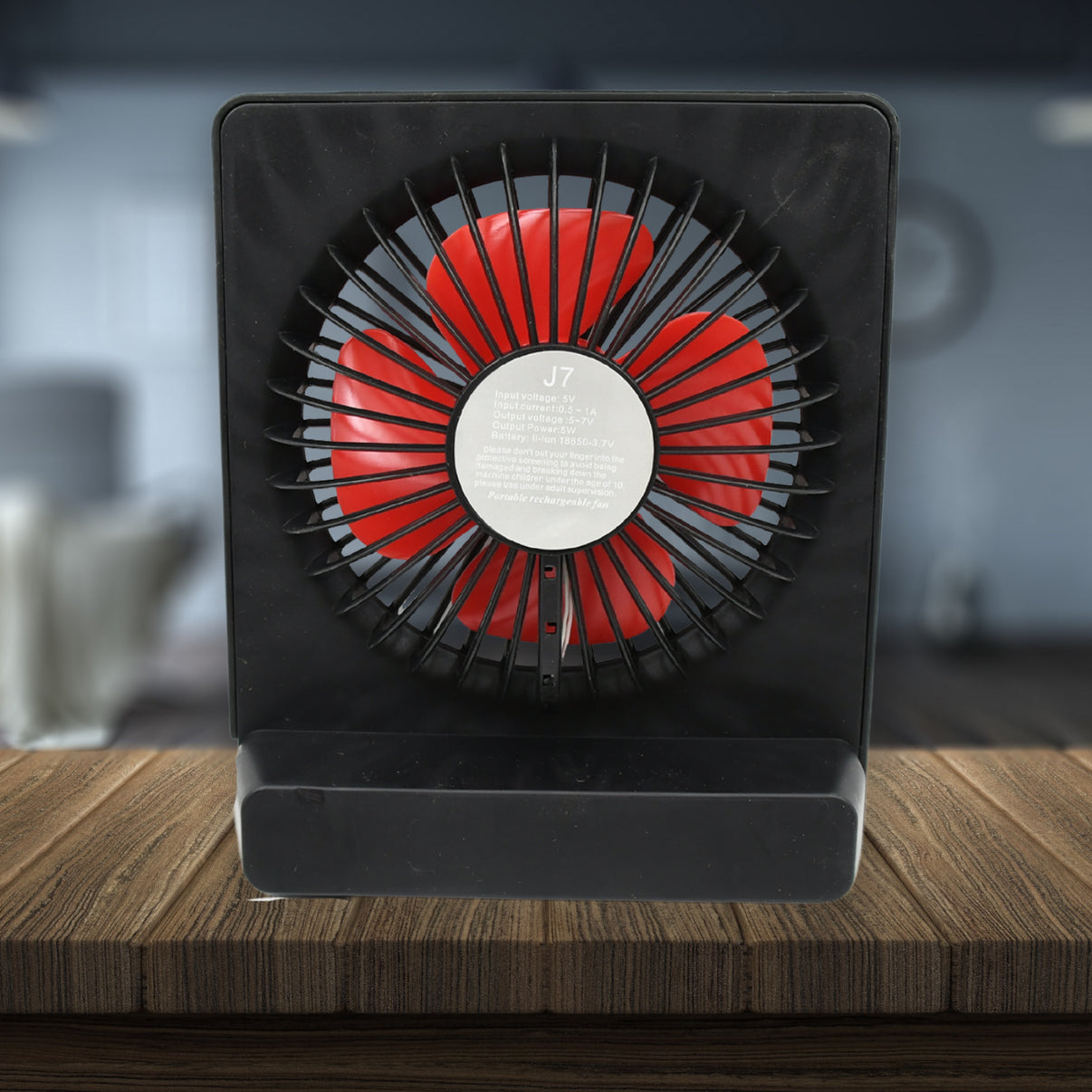 Compact & Quiet Portable Desk Fan – USB-Powered for Home, Office &amp; Travel