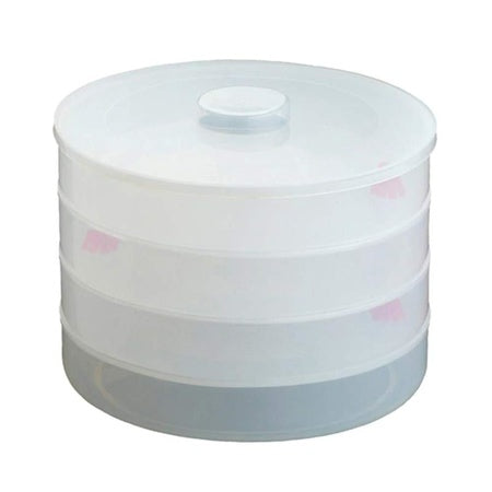 4-Compartment Sprout Maker – Virgin Plastic, Stackable Design for Hygienic Sprouting