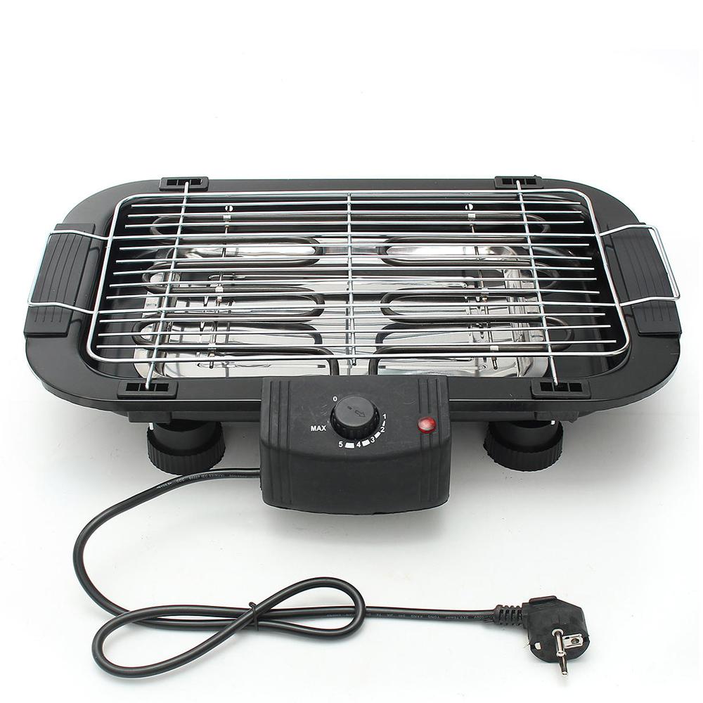 Smokeless Electric Indoor Barbecue Grill – 2000W Infrared Heating BBQ Grill for Home