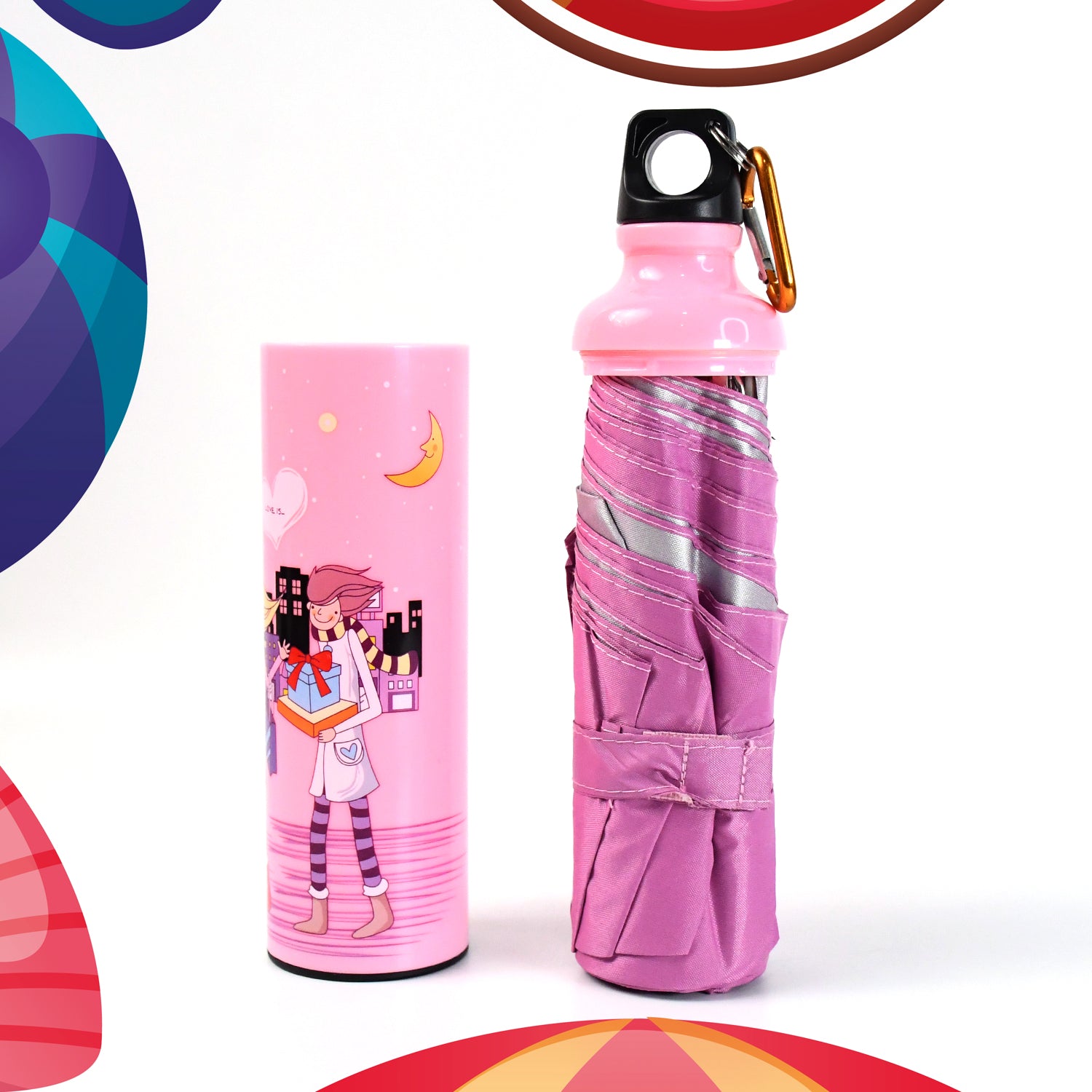 4-Fold Foldable Umbrella Bottle – Compact & Stylish Rain Protection