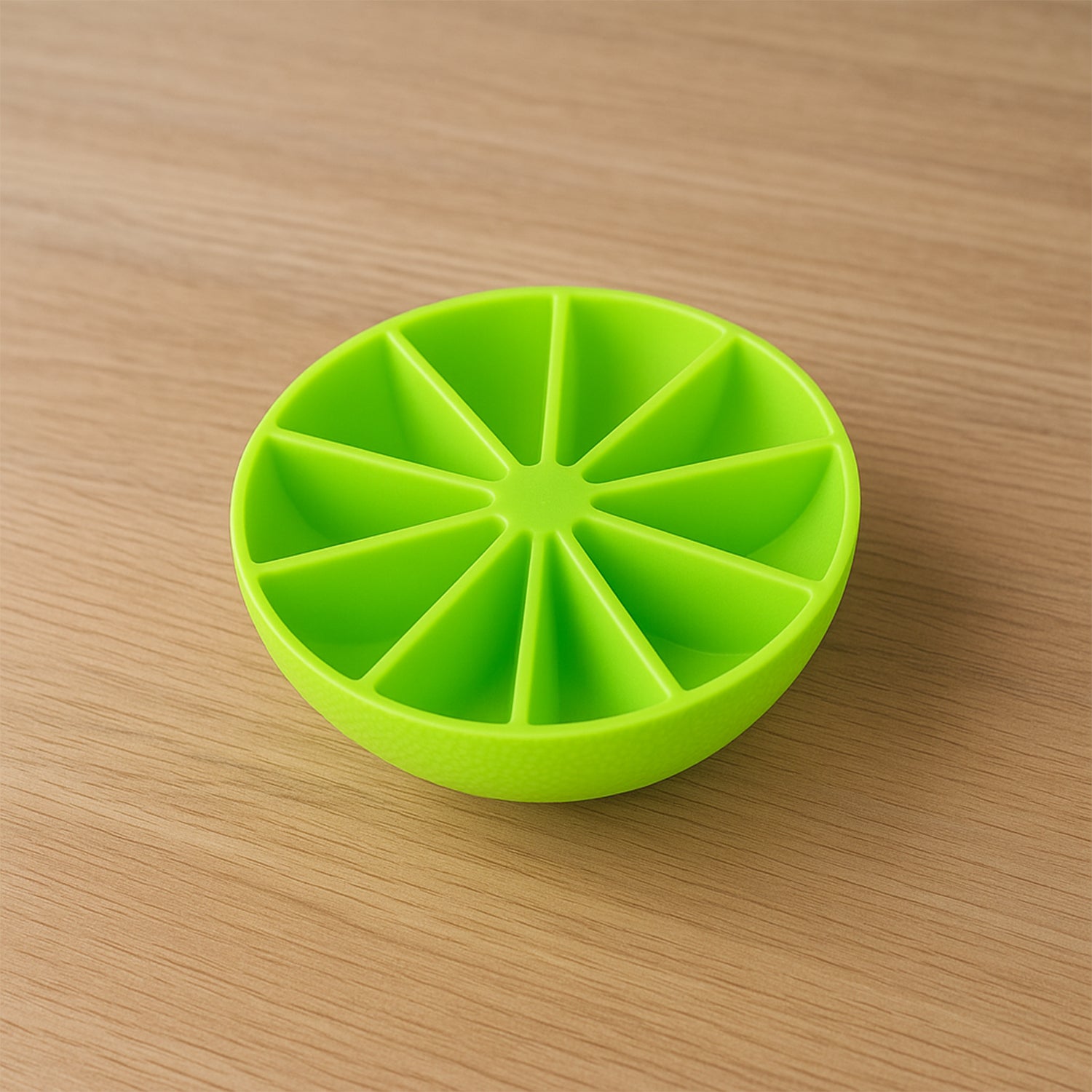 Lemon Shape Silicone Ice Cube Tray – 8-Slot Wedge Mold for Drinks & Cocktails (BPA-Free)