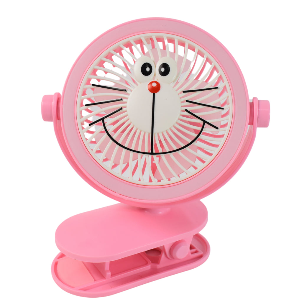 USB Portable Mini Desk Fan With Light  Personal Table Fan For Office School  Home Use (1 Pc) – Portable & Powerful Cooling