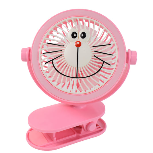 USB Portable Mini Desk Fan With Light  Personal Table Fan For Office School  Home Use (1 Pc) – Portable & Powerful Cooling
