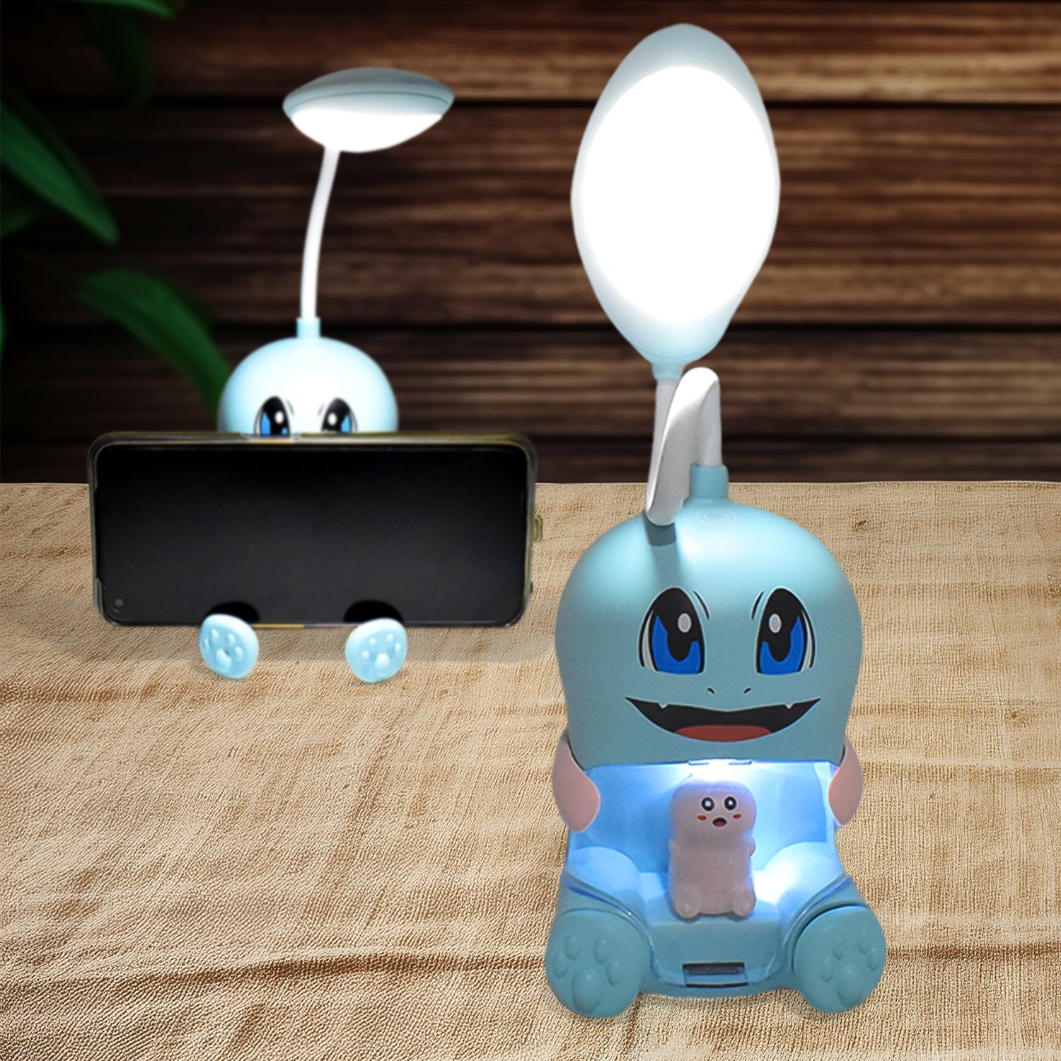 Cartoon LED Desk Light – Flexible, Eye-Protective Reading Lamp (1 Pc)
