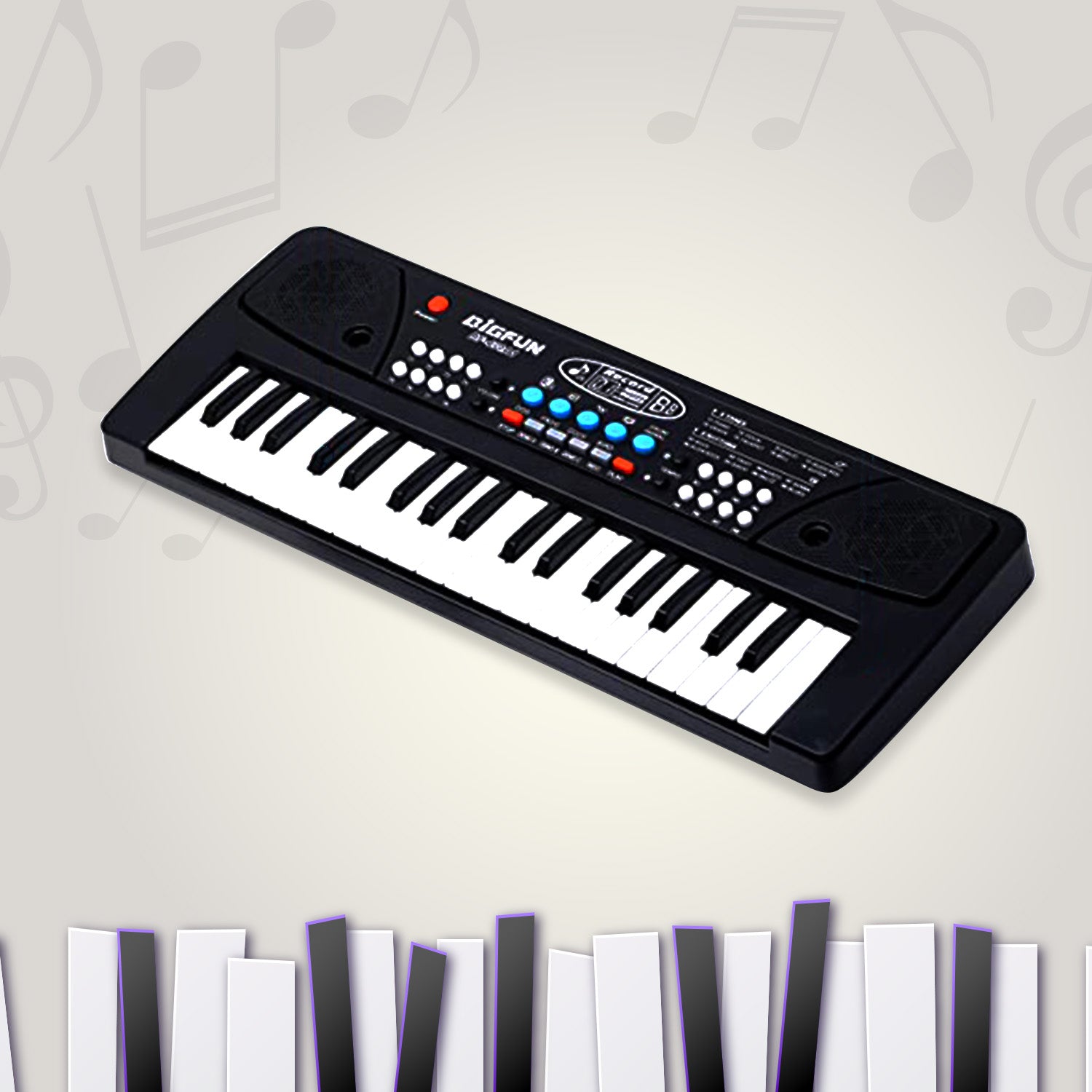 🎹 37-Key Kids Piano Keyboard with Mic – Record &amp; Playback | Educational Music Toy for 3–6 Years