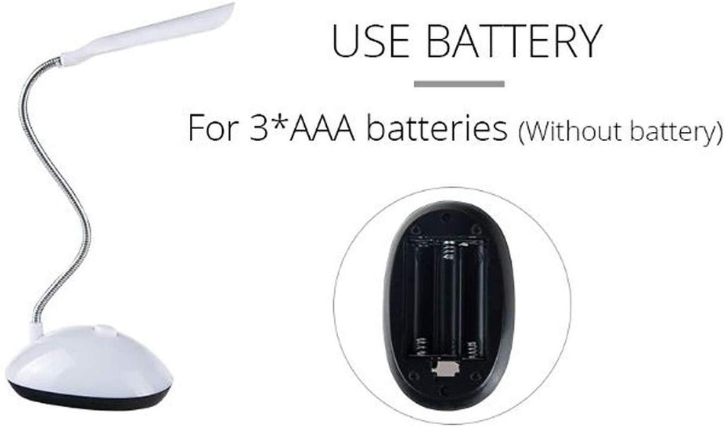 Table Lamp – LED Study Desk Lamp with 3-Level Brightness &amp; Touch Control (1 Pc)