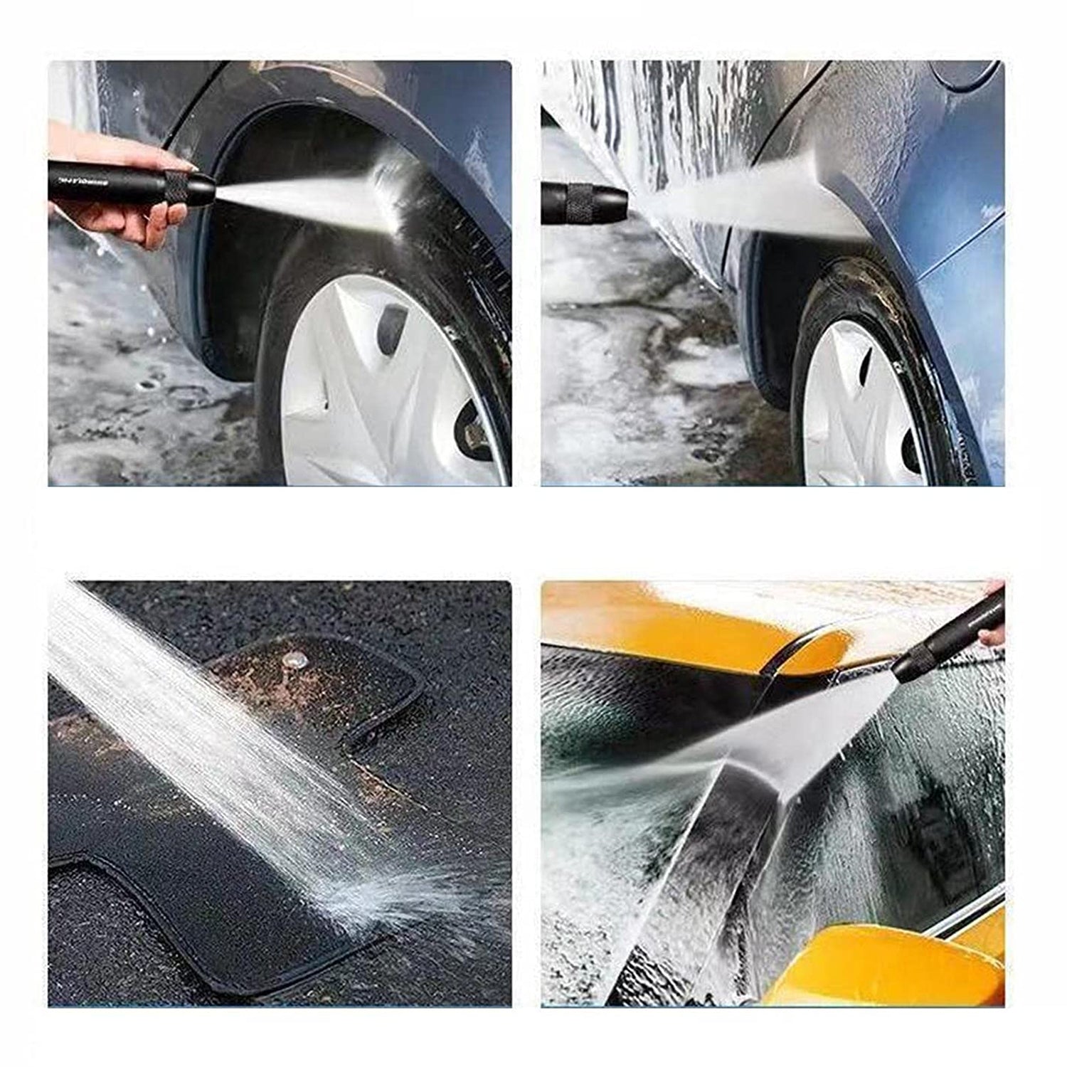 Professional High Pressure Car Wash Spray Gun - Multi-Pattern Garden Hose Nozzle Set