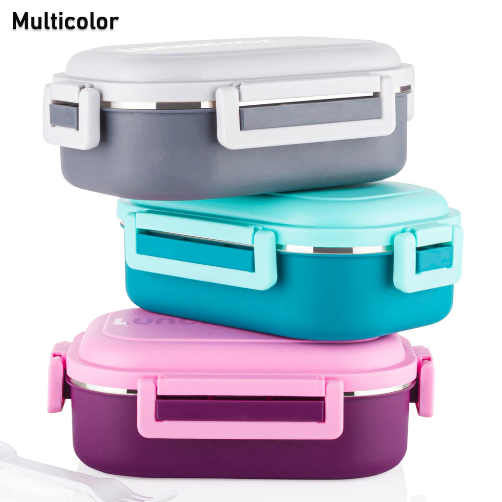 Insulated Testy Stainless Steel Leakproof Lunch Box With Spoon