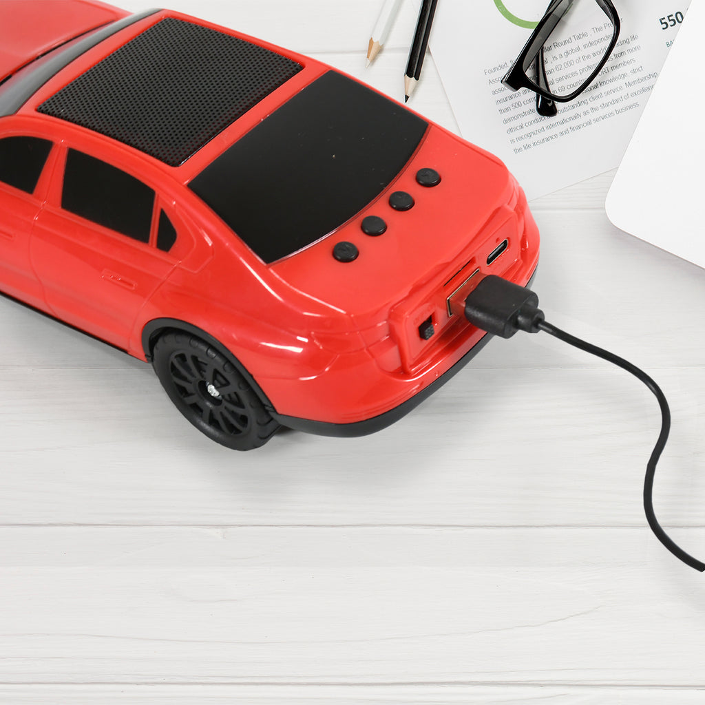 Wireless Bluetooth Speaker – Unique Car Shape with USB, TF Card & FM Radio Support