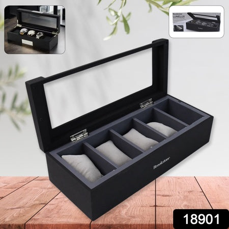 Style Fresh Jewellery Storage Box – Multi-Function Earring & Ring Organizer with Transparent Lid