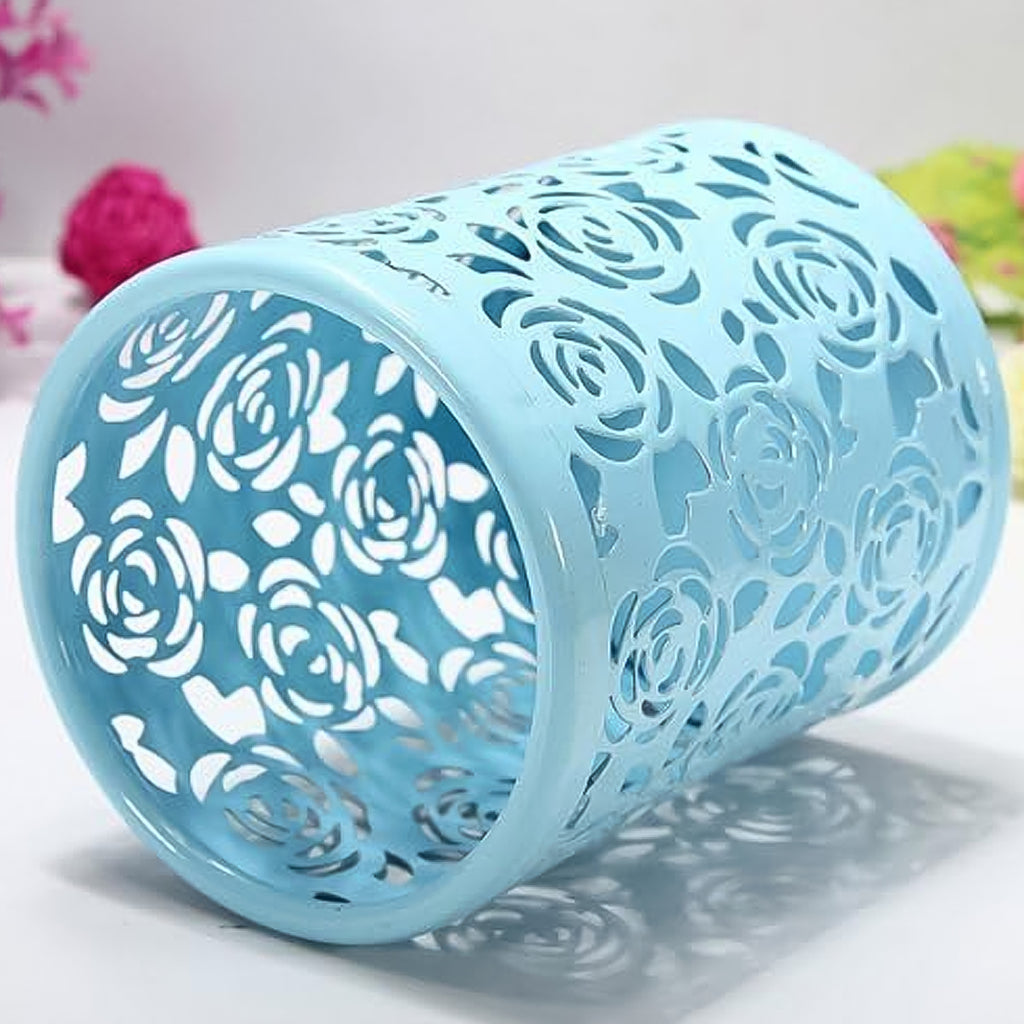 Metal Mesh Pen Stand – Desk Organizer & Pencil Holder (1 Pc)