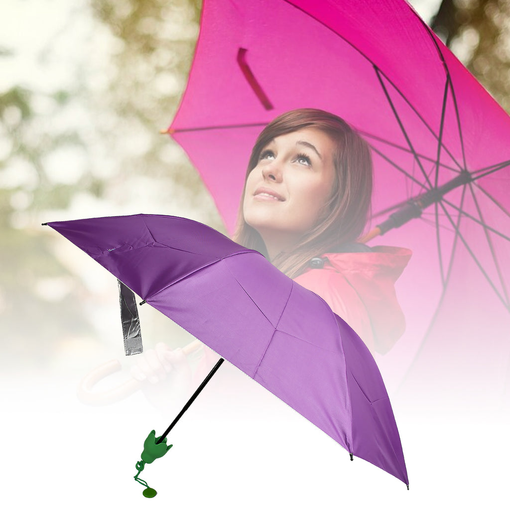 Vegetable-Shaped Folding Umbrella – Compact & Cute Rain/Sun Umbrella with Sealed Carry Case | UV Protection (1 Pc)