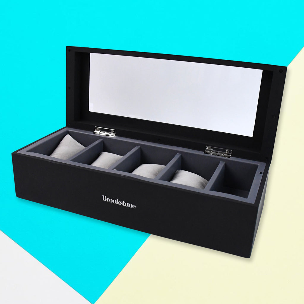 Style Fresh Jewellery Storage Box – Multi-Function Earring & Ring Organizer with Transparent Lid
