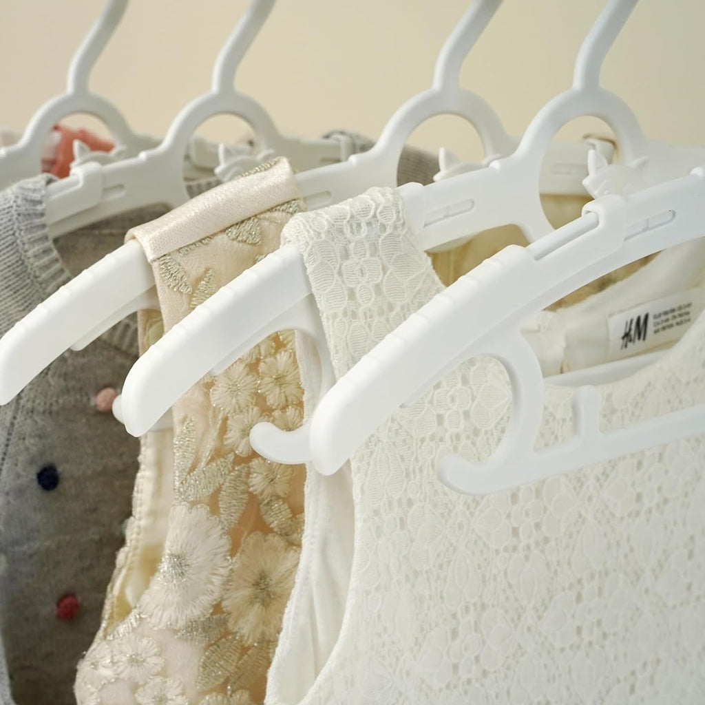 Large Dress Hanger Plastic Adjustable Cloth Hanger (5 Pcs Set)