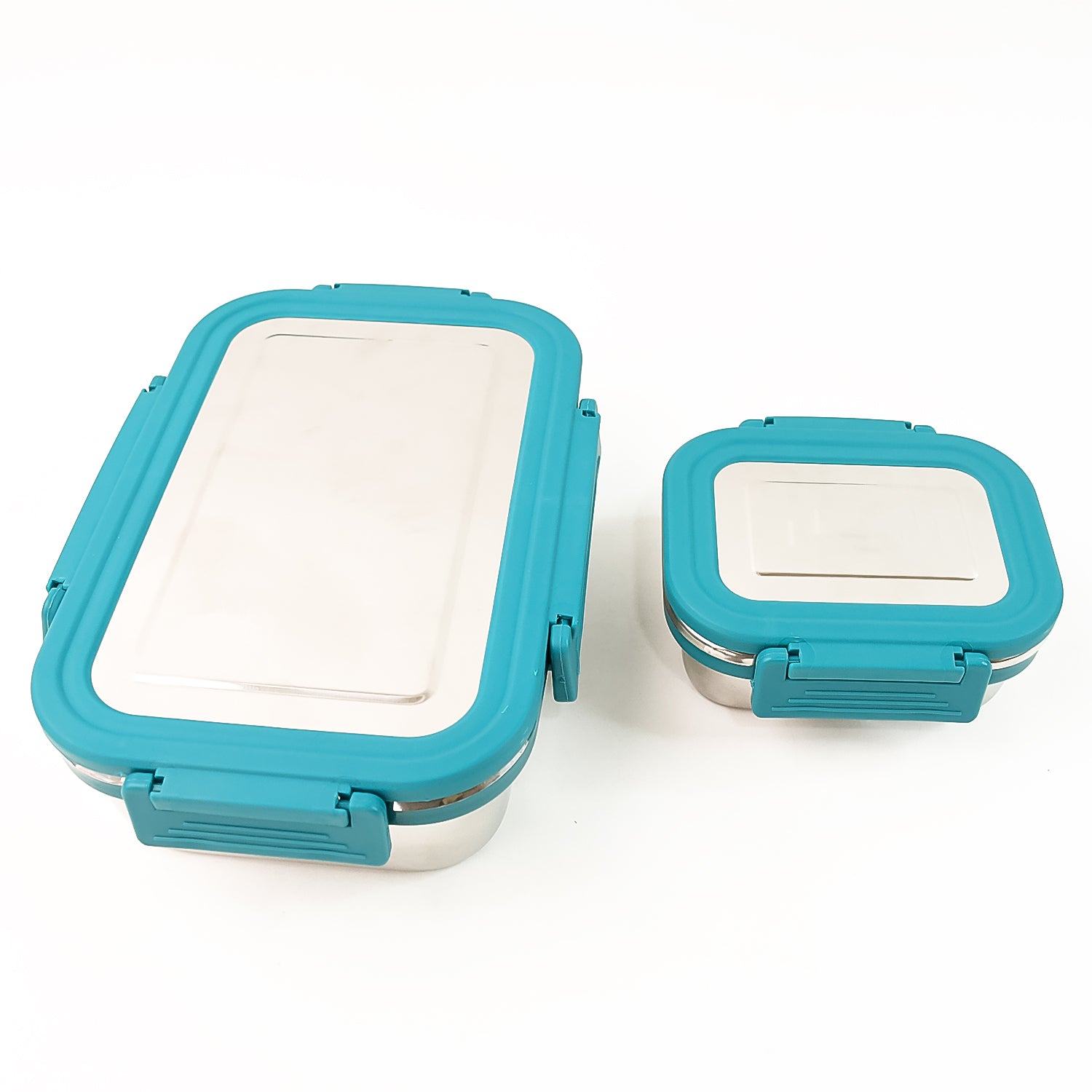 Jerry Stainless Steel Lunch Box – 2 Pc Set (700ml + 200ml) Leak-Proof & Insulated Food Container for Office, School & Travel