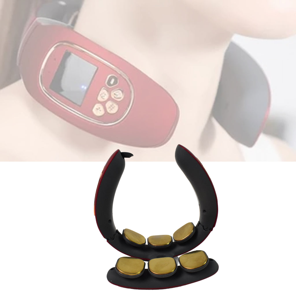 6 Heads Smart Electric Neck And Back Pulse Massager Wireless