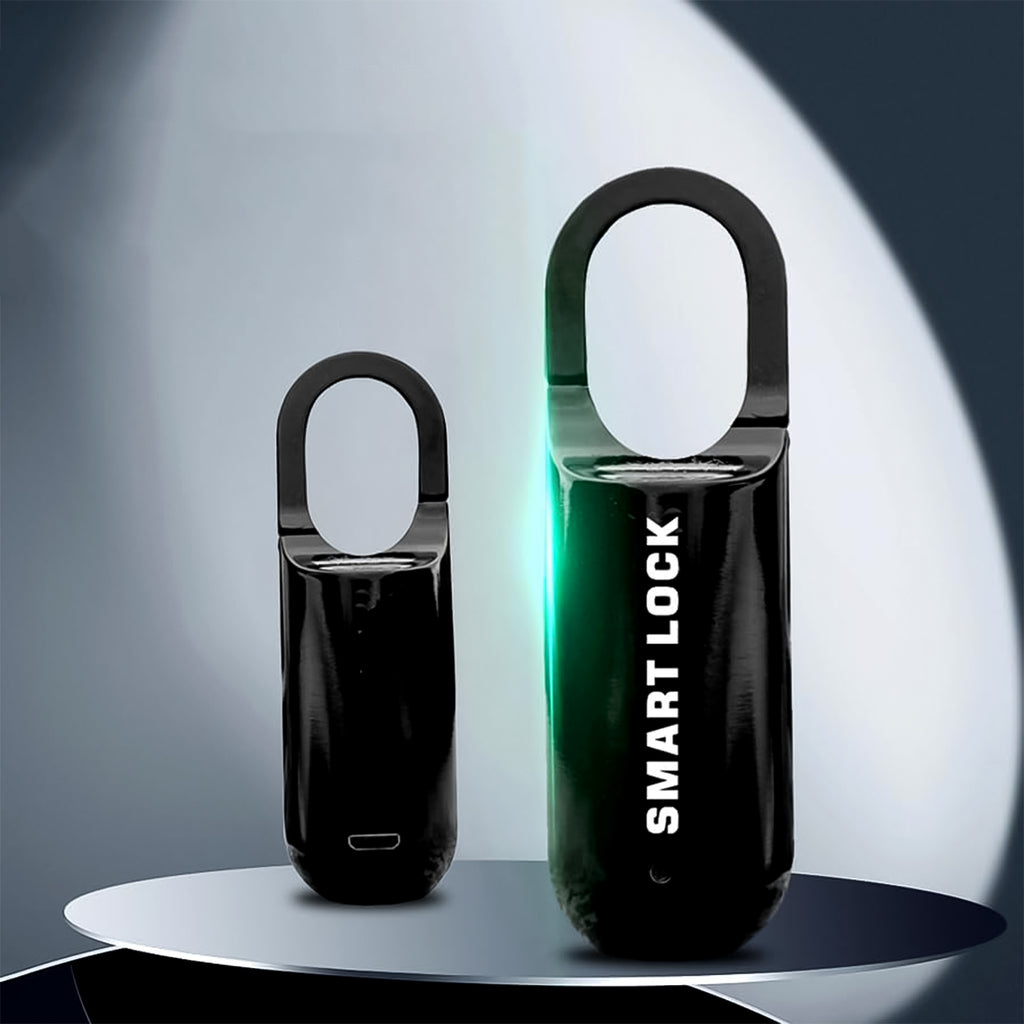 Smart Fingerprint Padlock – USB Rechargeable, Keyless Biometric Lock for Lockers, Bags & Backpacks (1 Pc)