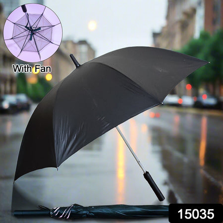 Sun Umbrella With Inside Fan  Power Bank Umbrellas For Summer (1 Pc) – Portable & Powerful Cooling