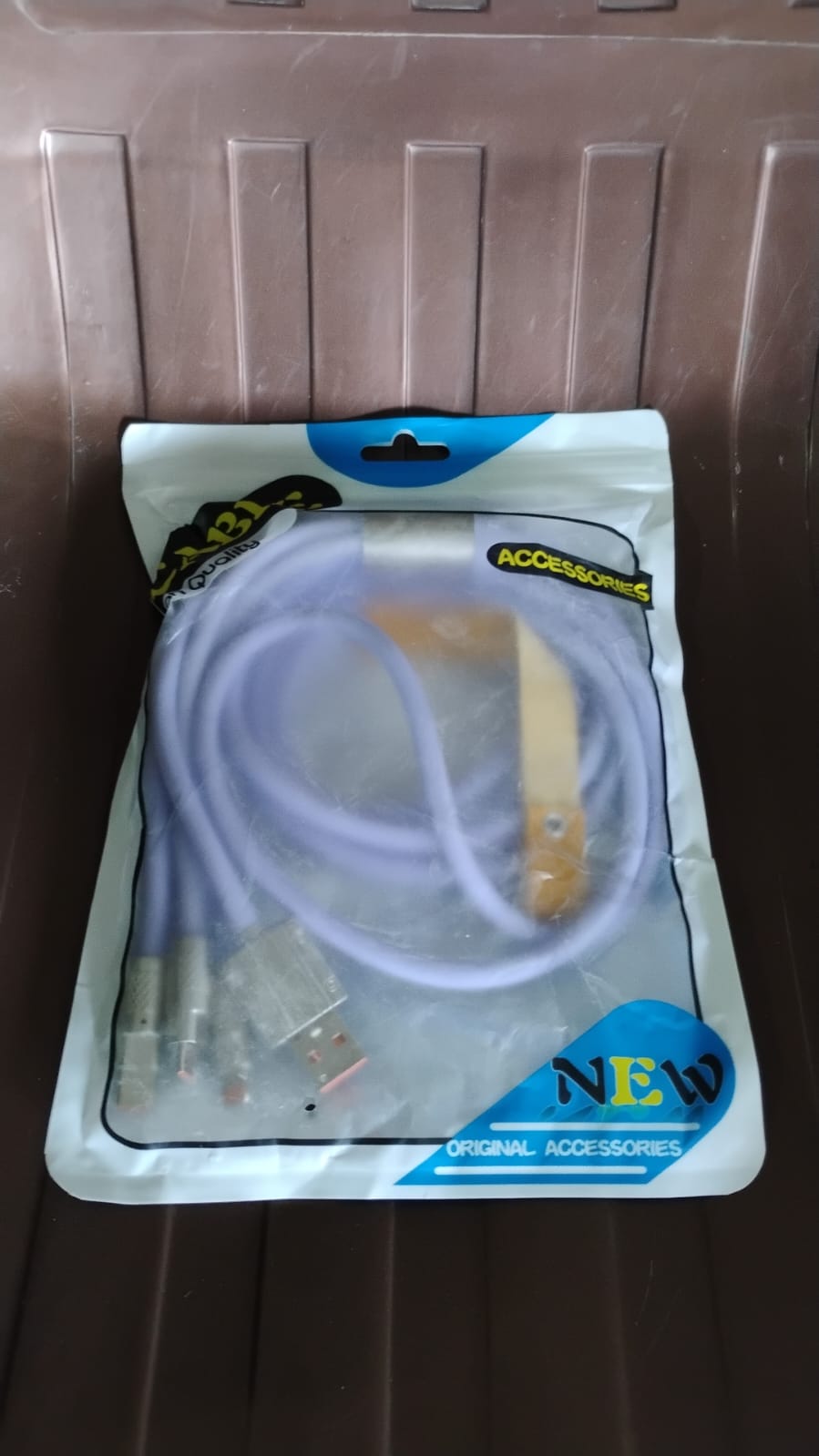 Multi USB Charging Cable 3-in-1 – USB-C, Micro USB, iPhone Ports, 120W Fast Charging, 2m Length (1 Pc)