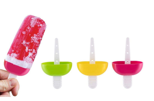 Ice Cream Sicle Mold Set – 6-Cavity BPA-Free Popsicle Maker with Drip Tray | Reusable & Dishwasher Safe (320 ML Total Capacity)