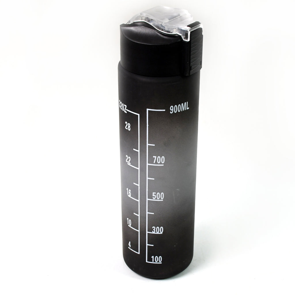 900 ML Motivational Water Bottle with Straw – Leakproof & BPA-Free