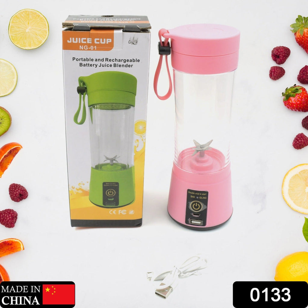 Portable USB Electric Juicer – 6 Blades for Perfect Smoothies On-the-Go