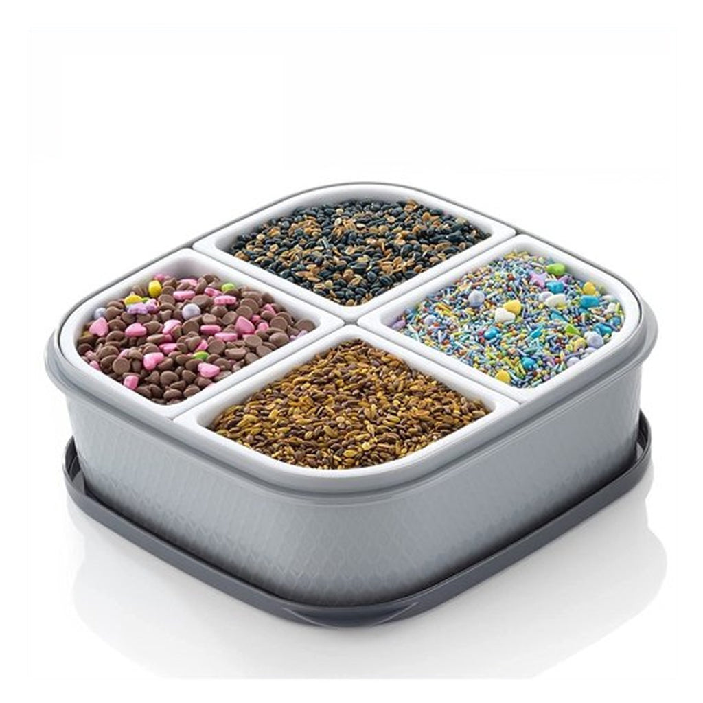 Dry Fruit & Chocolate Serving Box – BPA-Free Multipurpose Gift Tray with Airtight Containers
