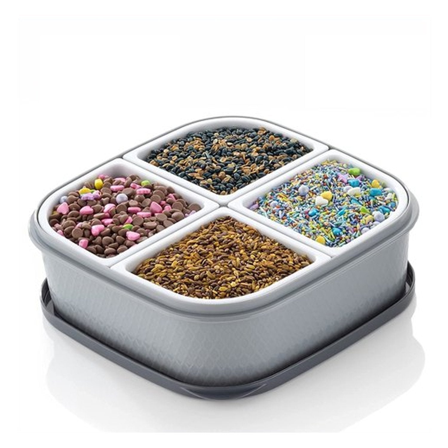 Dry Fruit & Chocolate Serving Box – BPA-Free Multipurpose Gift Tray with Airtight Containers
