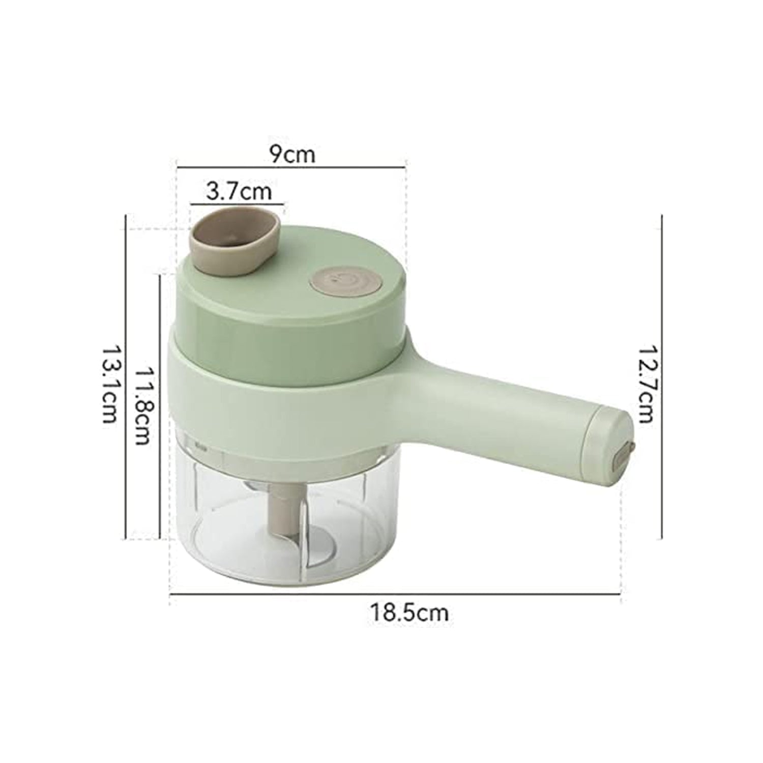4 in 1 Electric Handheld Vegetable Cutter & Food Chopper Set – Multifunction Slicer