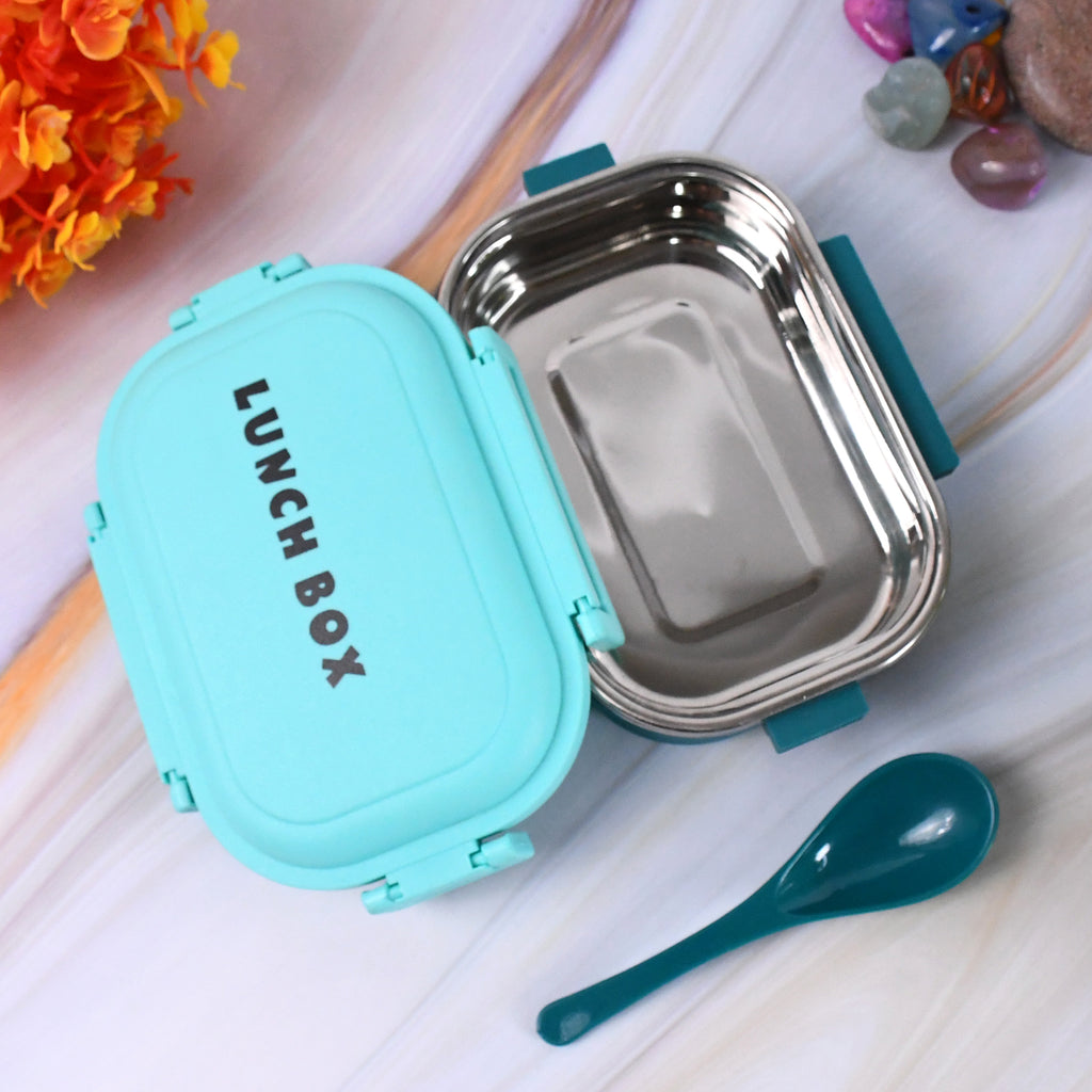 Insulated Testy Stainless Steel Leakproof Lunch Box With Spoon
