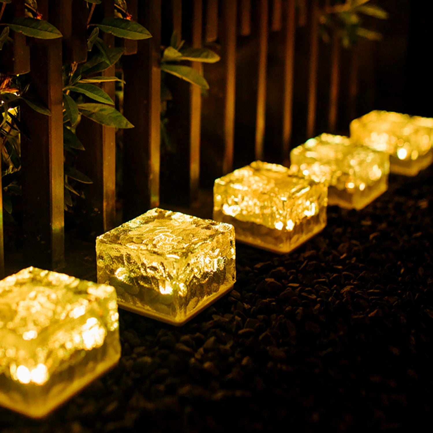 Solar Ice Cube Garden Light – Waterproof Outdoor Decorative Lamp