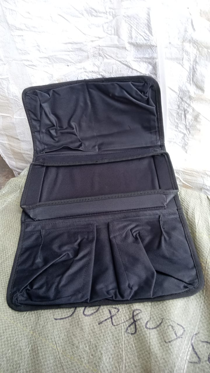 Sofa Arm Rest Hanging Storage Bag Storage Bag For Sofa Ideal For Sorting Magazines Ipad Books (Black)