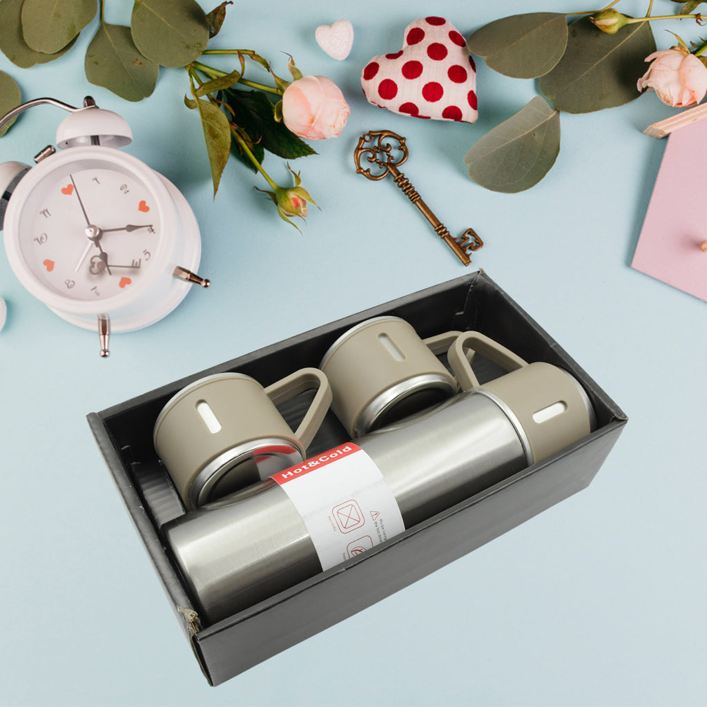 Vacuum Insulated Stainless Steel Flask – Hot & Cold Travel Bottle (1 Pc)