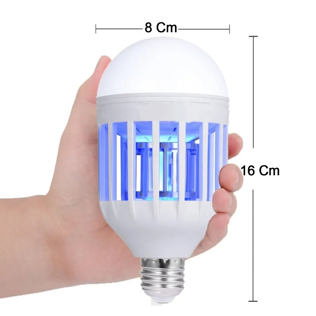 12W/15W LED Mosquito Killer Lamp - E27 Electric Insect Zapper Light Bulb for Home