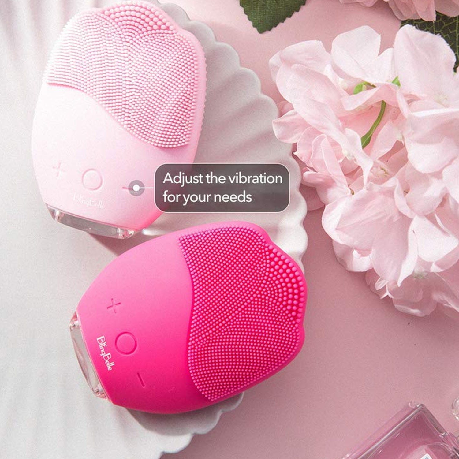 Rechargeable Sonic Silicone Face Cleansing Brush – Deep Pore Cleaner with Vibration Technology | Waterproof & USB Rechargeable (1 Pc)