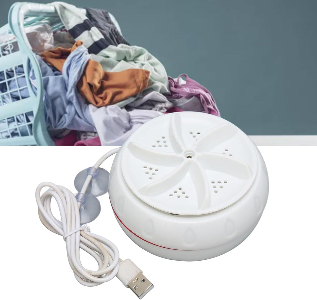 🌀 Mini Turbine Washing Machine – USB Powered | Portable Washer for Travel, Hostel & Small Loads