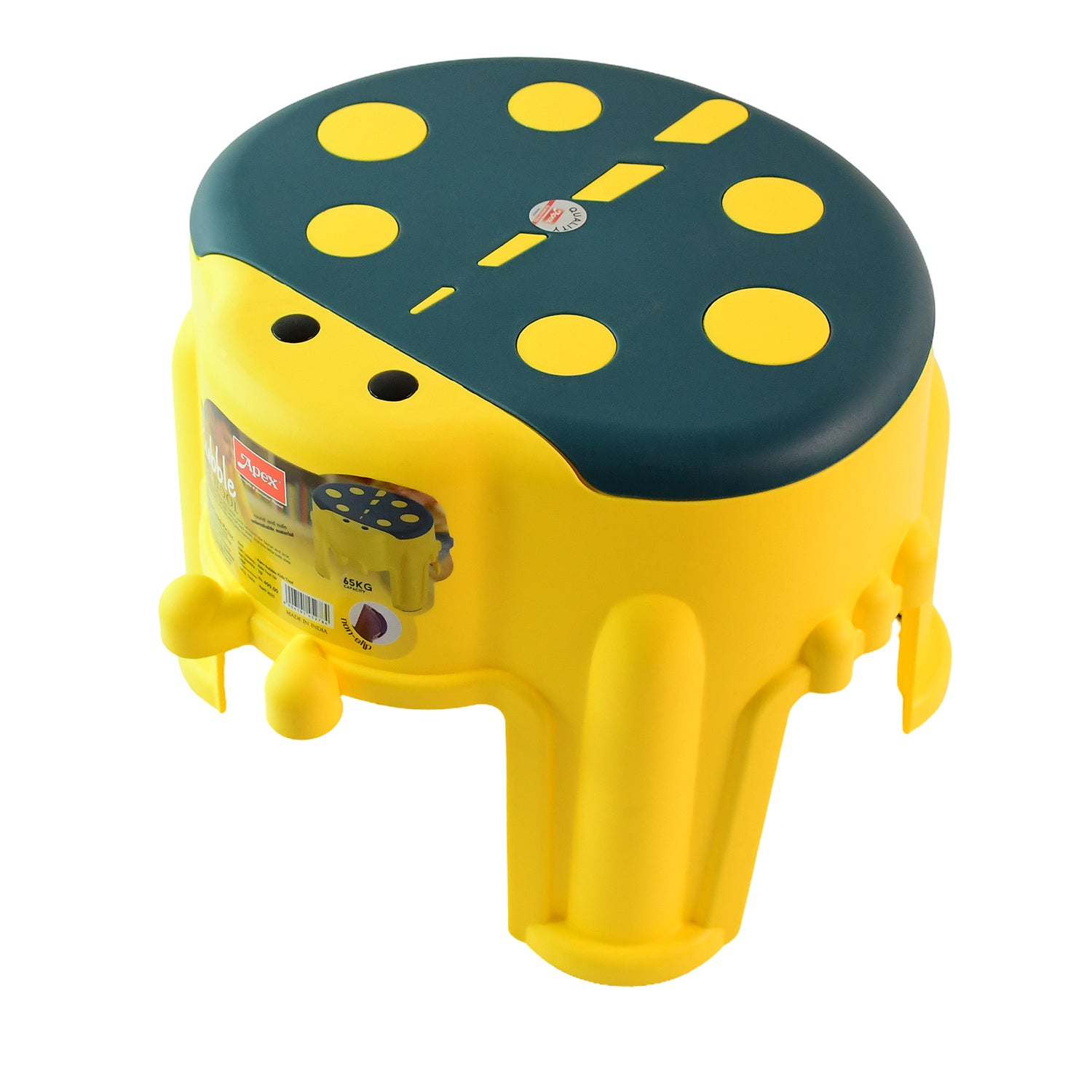 Apex Bubble Kids Step Stool - Durable Plastic Safety Stool for Children & Toddlers