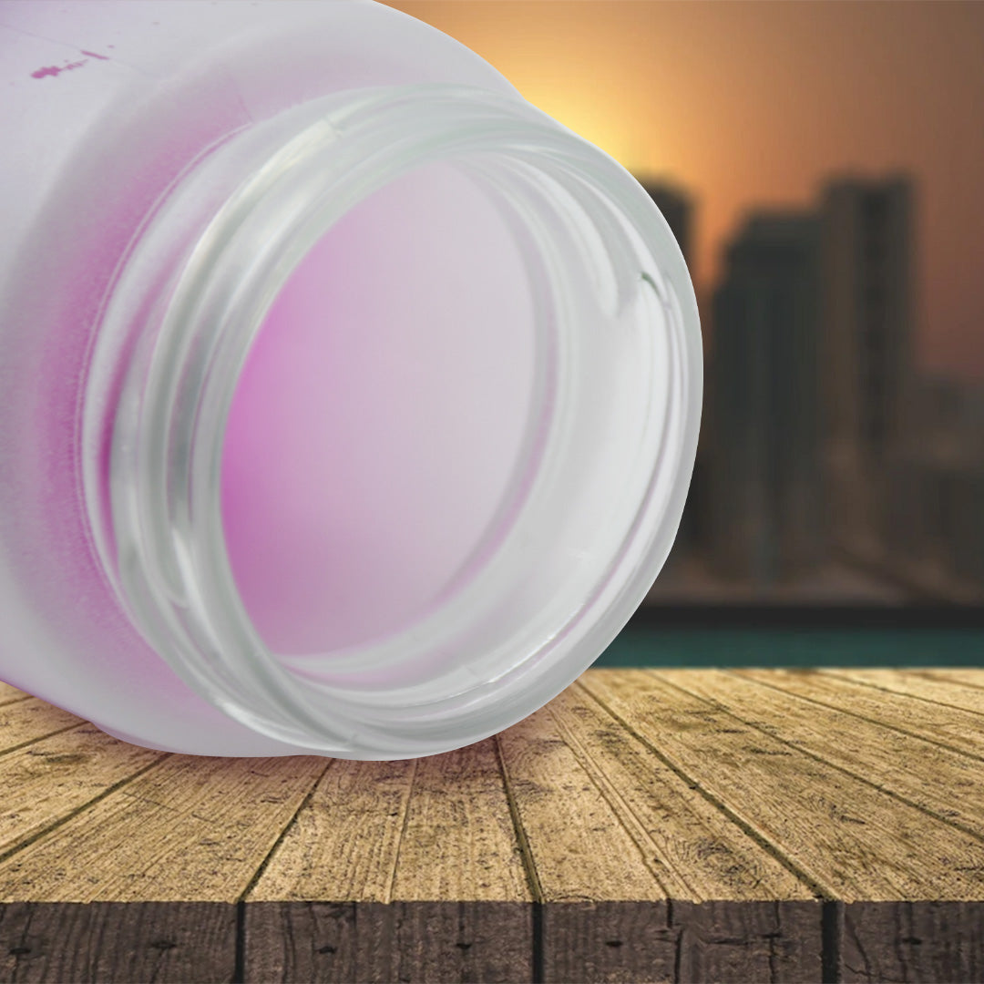 Unbreakable Glass Water Bottle – With Rubber Grip & Colorful Design