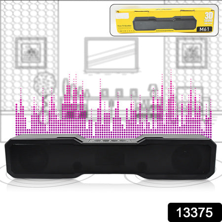 3D Sound Bluetooth Wireless Speaker – Portable 10W Speaker with FM/USB/AUX/SD Card Support (2400mAh Battery)