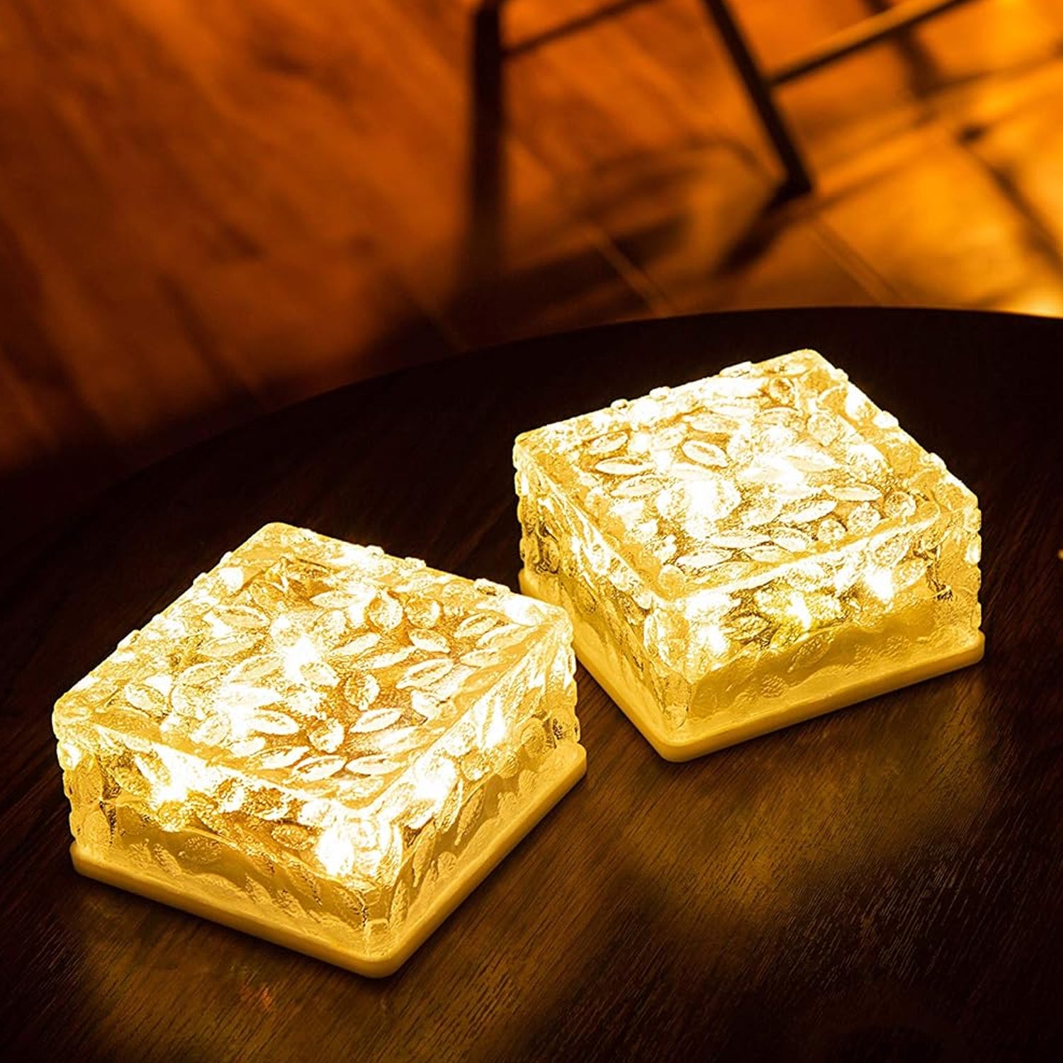 Solar Ice Cube Garden Light – Waterproof Outdoor Decorative Lamp