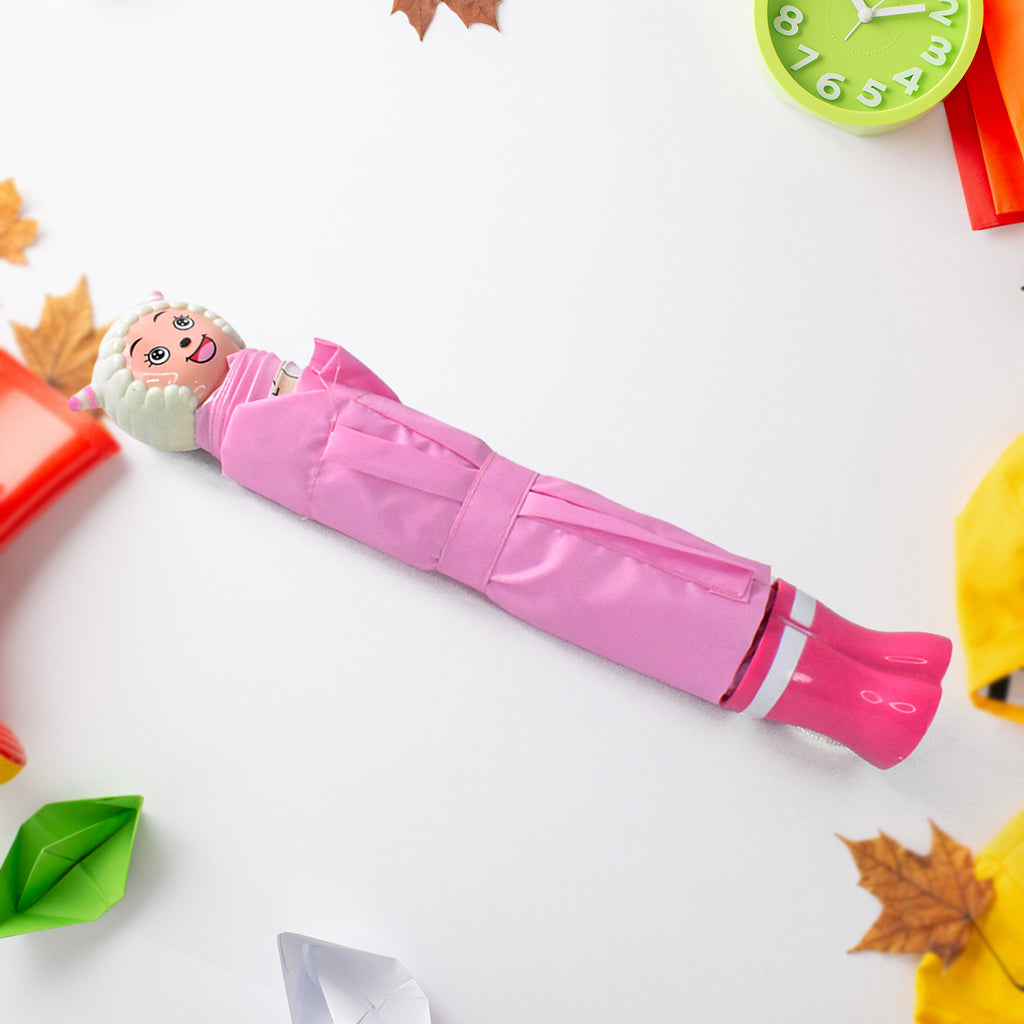 Cartoon Shape Foldable UV Protection Umbrella for Kids – Lightweight & Travel-Friendly