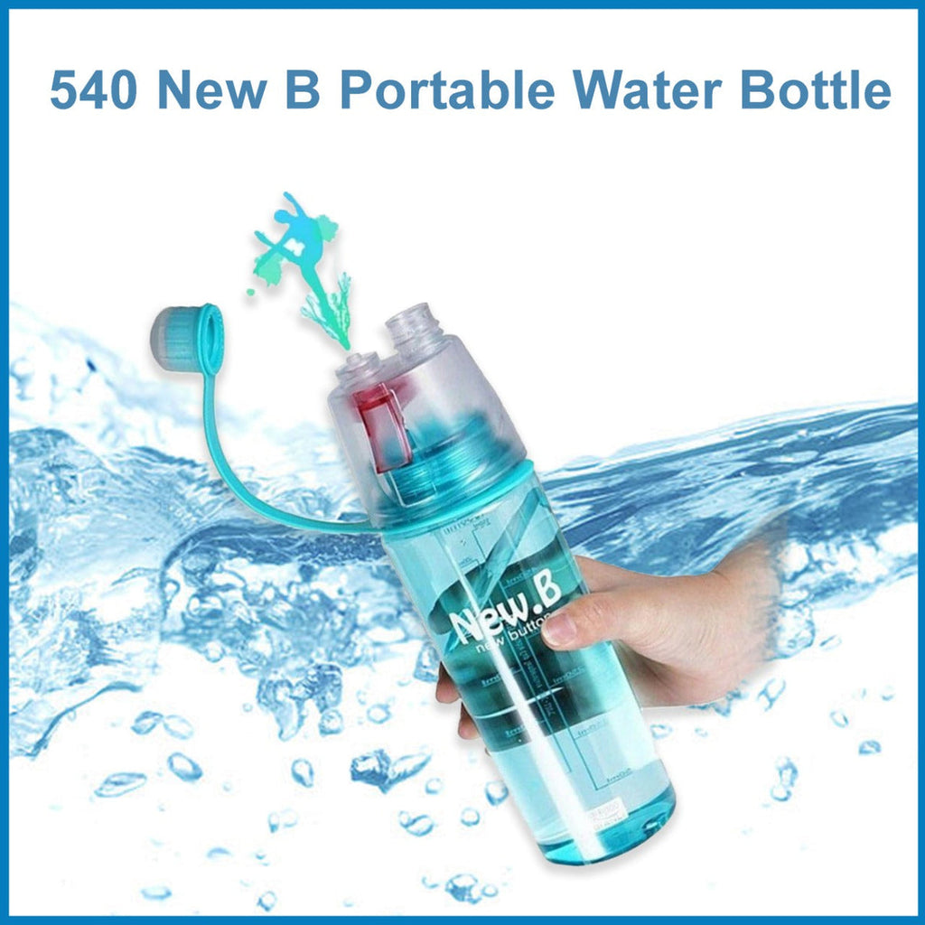 Eco-Friendly Portable Water Bottle with Spray Function