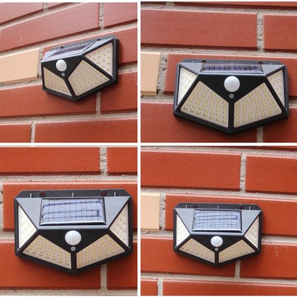 Solar Lights for Garden – LED Motion Sensor Security Lamp for Home & Outdoor Pathways