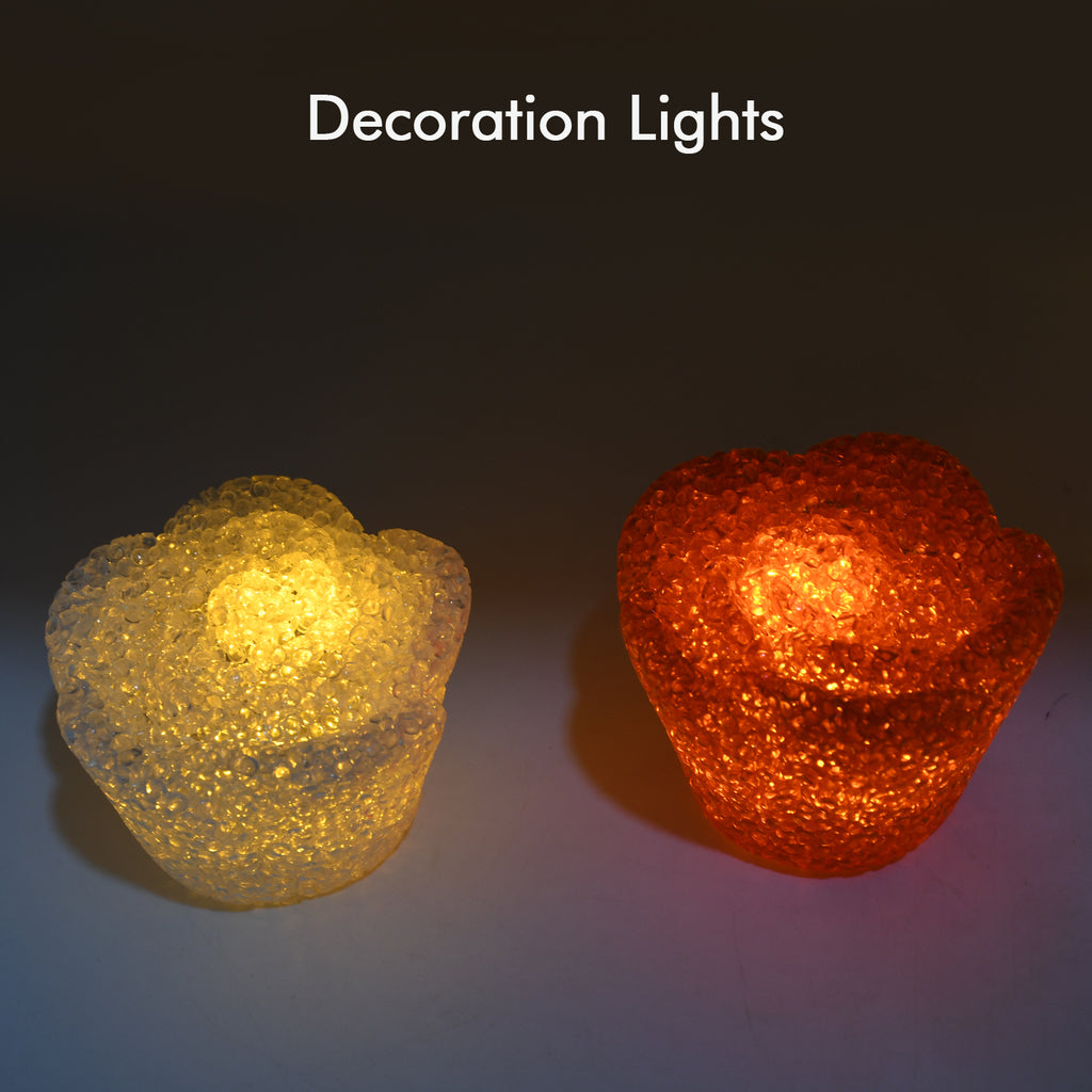 Mix Design Multi-Shape Small LED Crystal Night Light Lamp (1 Pc)