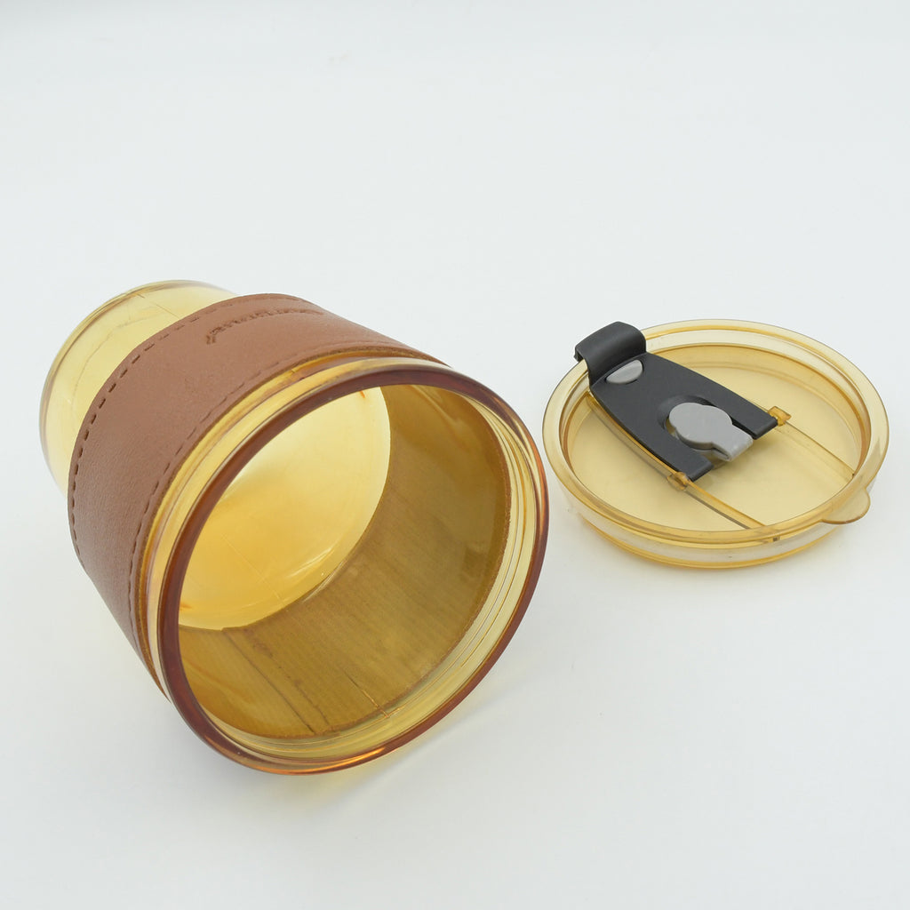 Glass Coffee Mug with Straw, Leakproof Lid & Heatproof Sleeve – Travel Friendly Cup