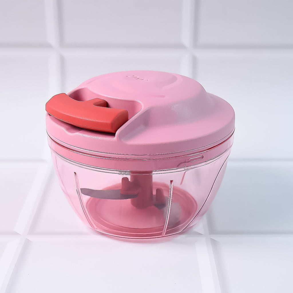 Power-X 500ml Hand-Pull Vegetable Chopper – Triple Blade Manual Food Processor